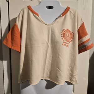 Rewind Athletic Sweater Crop Top